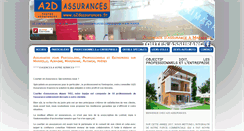Desktop Screenshot of a2dassurances.fr
