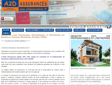 Tablet Screenshot of a2dassurances.fr